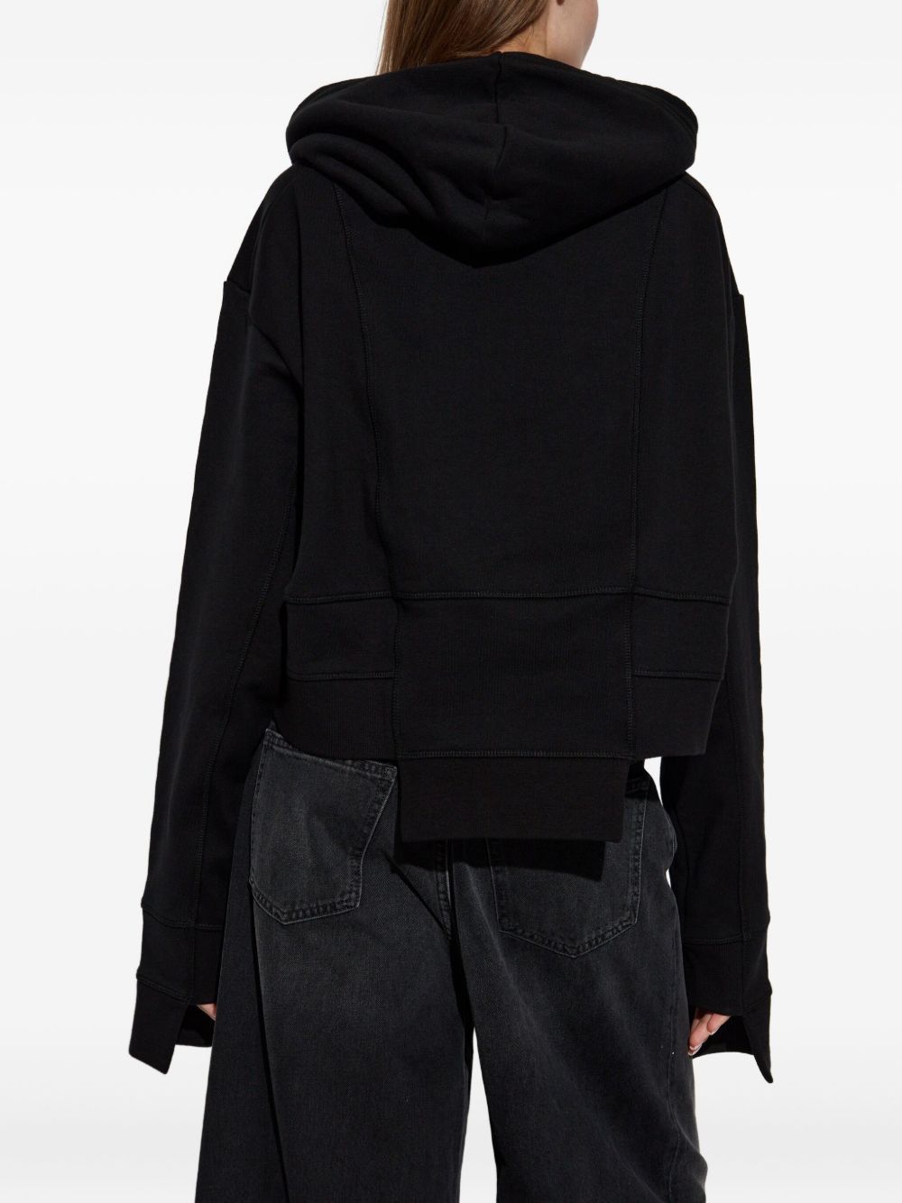 Dsquared2 COTTON CROPPED HOODIE Size S / US 4 / IT 40 - 3 Thumbnail