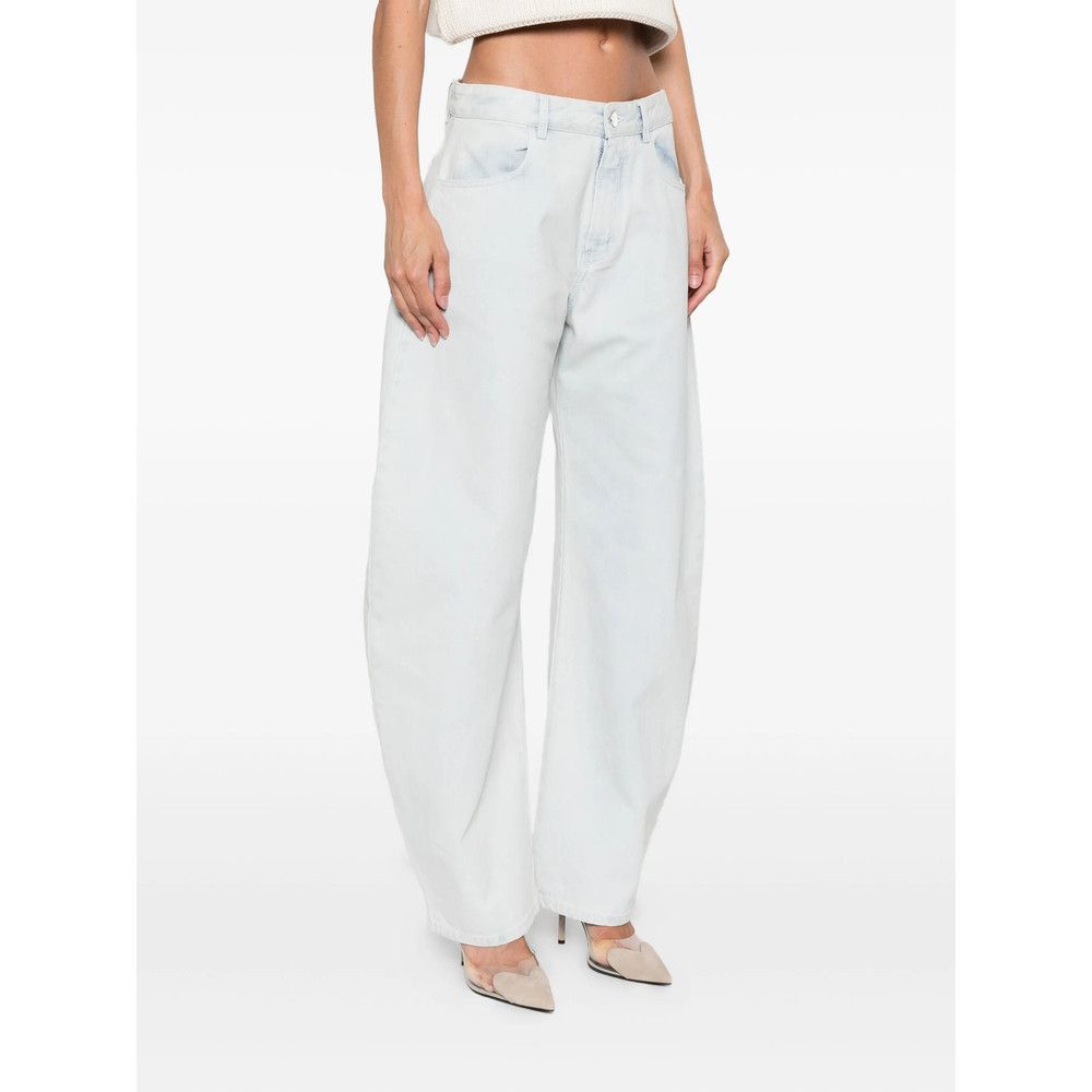 Alaia LOW ROUND DENIM JEANS Size 28" / US 6 / IT 42 - 2 Thumbnail