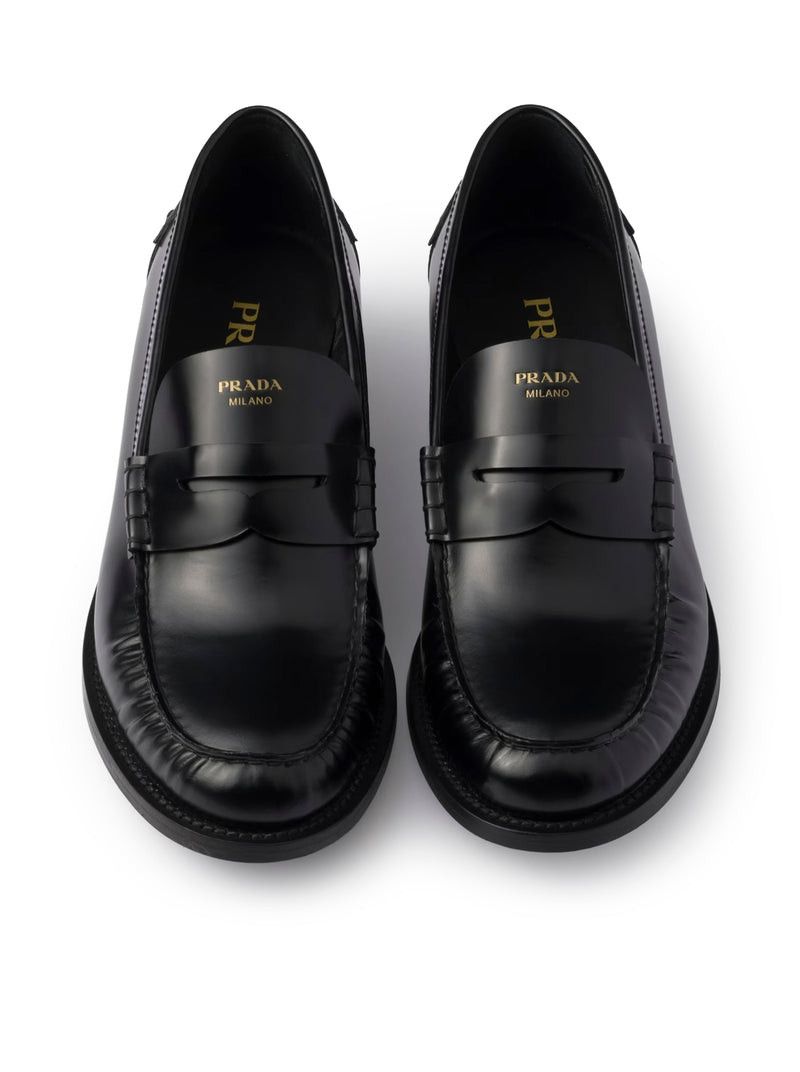 Prada BRUSHED LEATHER LOAFERS Size US 6 / IT 36 - 4 Thumbnail