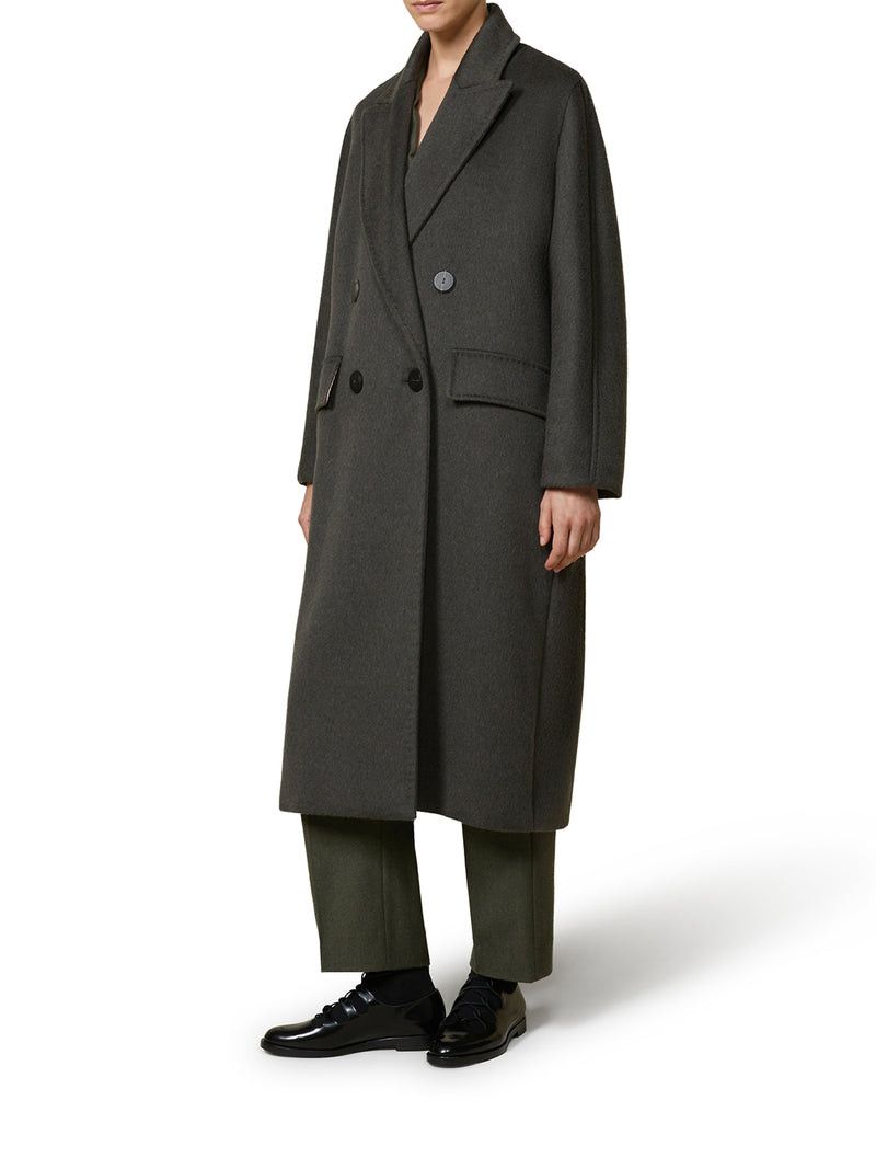 Max Mara ANGUS OVERCOAT IN CASHMERE, ALPACA AND WOOL Size M / US 6-8 / IT 42-44 - 2 Thumbnail