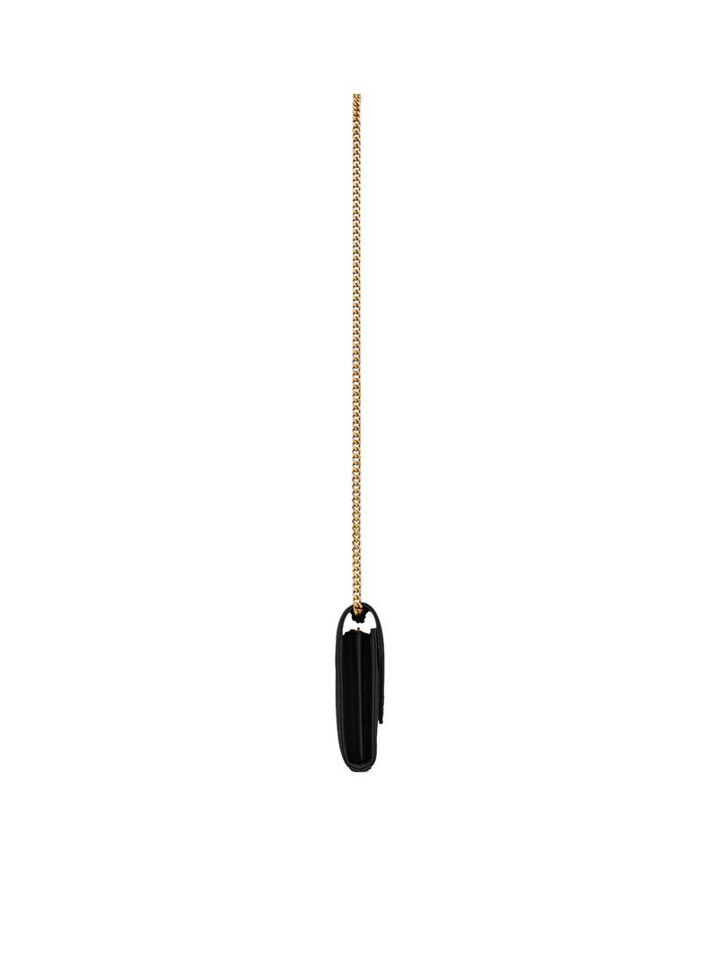 Saint Laurent Paris LEATHER CLUTCH WITH CHAIN AND CASSANDRE LOGO Size ONE SIZE - 3 Thumbnail