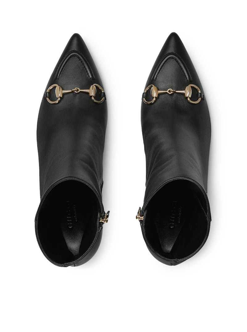 Gucci LEATHER ANKLE BOOTS WITH HORSEPIECE Size US 6 / IT 36 - 5 Thumbnail