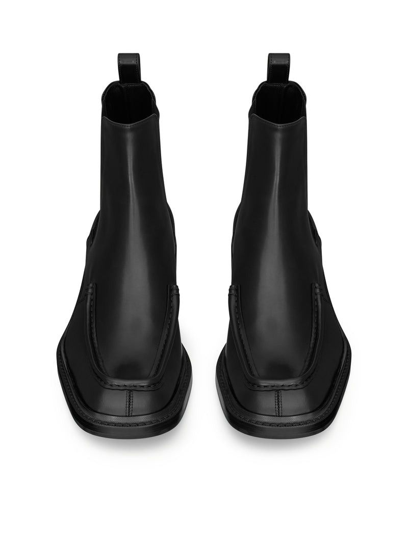 Saint Laurent Paris JOE SMOOTH LEATHER CHELSEA BOOTS Size US 7 / EU 40 - 3 Thumbnail