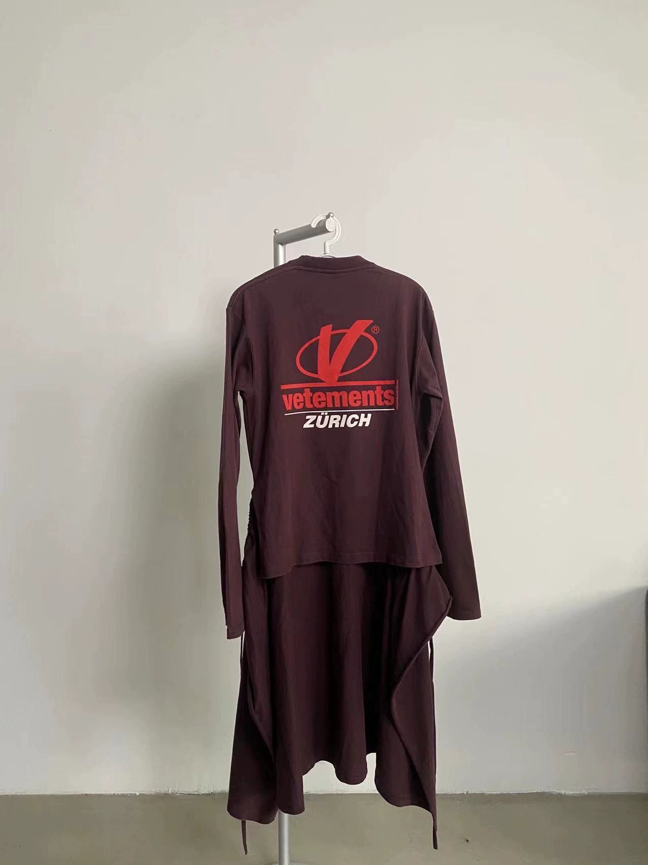 Vetements Vetements FW18 Longline Purple Sweatshirt - dmc Size US S / EU 44-46 / 1 - 3 Thumbnail