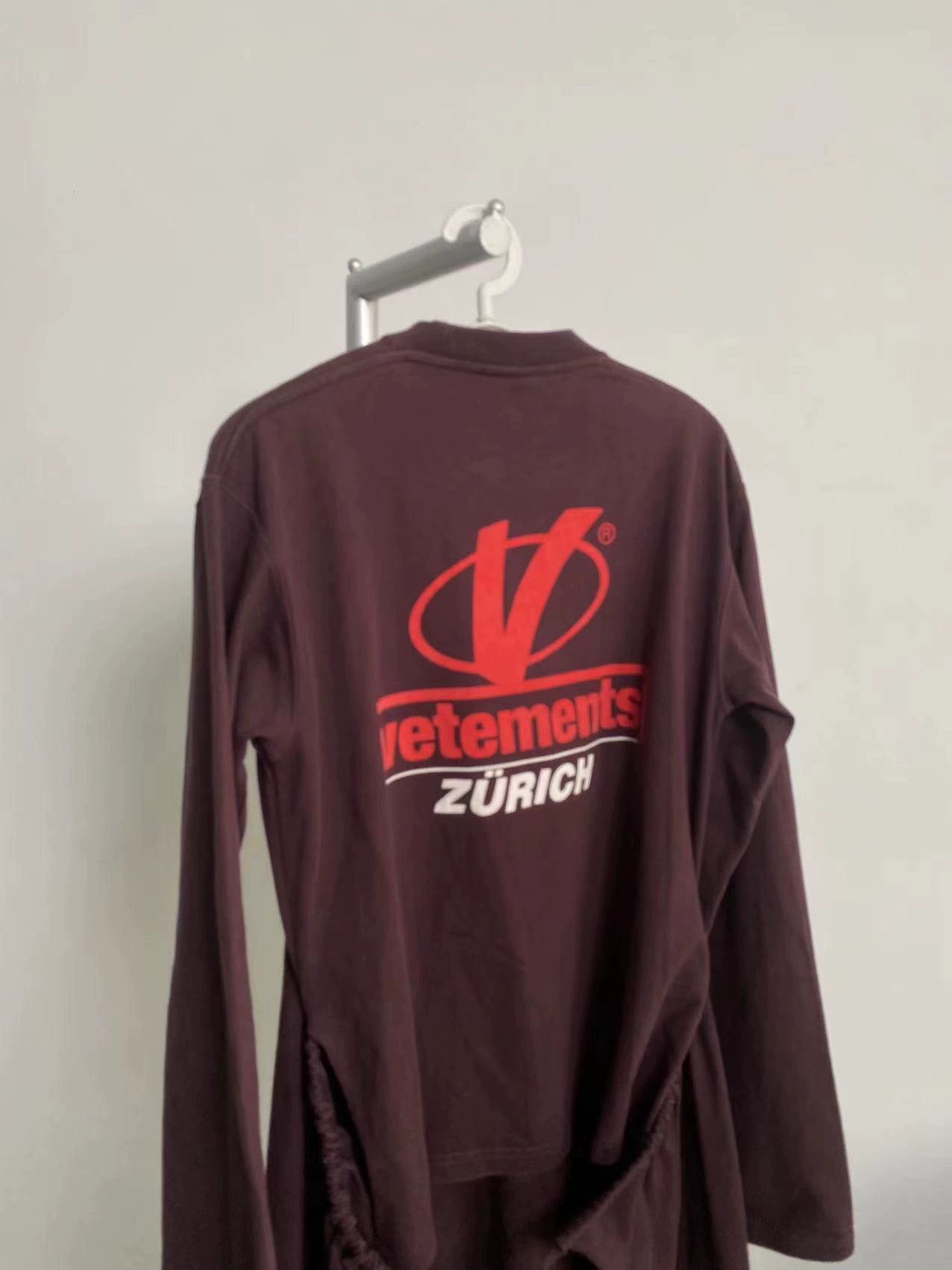 Vetements Vetements FW18 Longline Purple Sweatshirt - dmc Size US S / EU 44-46 / 1 - 5 Thumbnail