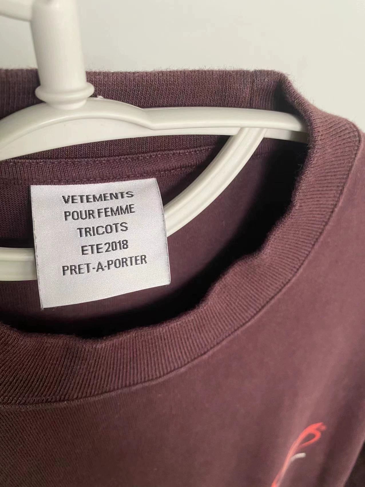 Vetements Vetements FW18 Longline Purple Sweatshirt - dmc Size US S / EU 44-46 / 1 - 8 Thumbnail