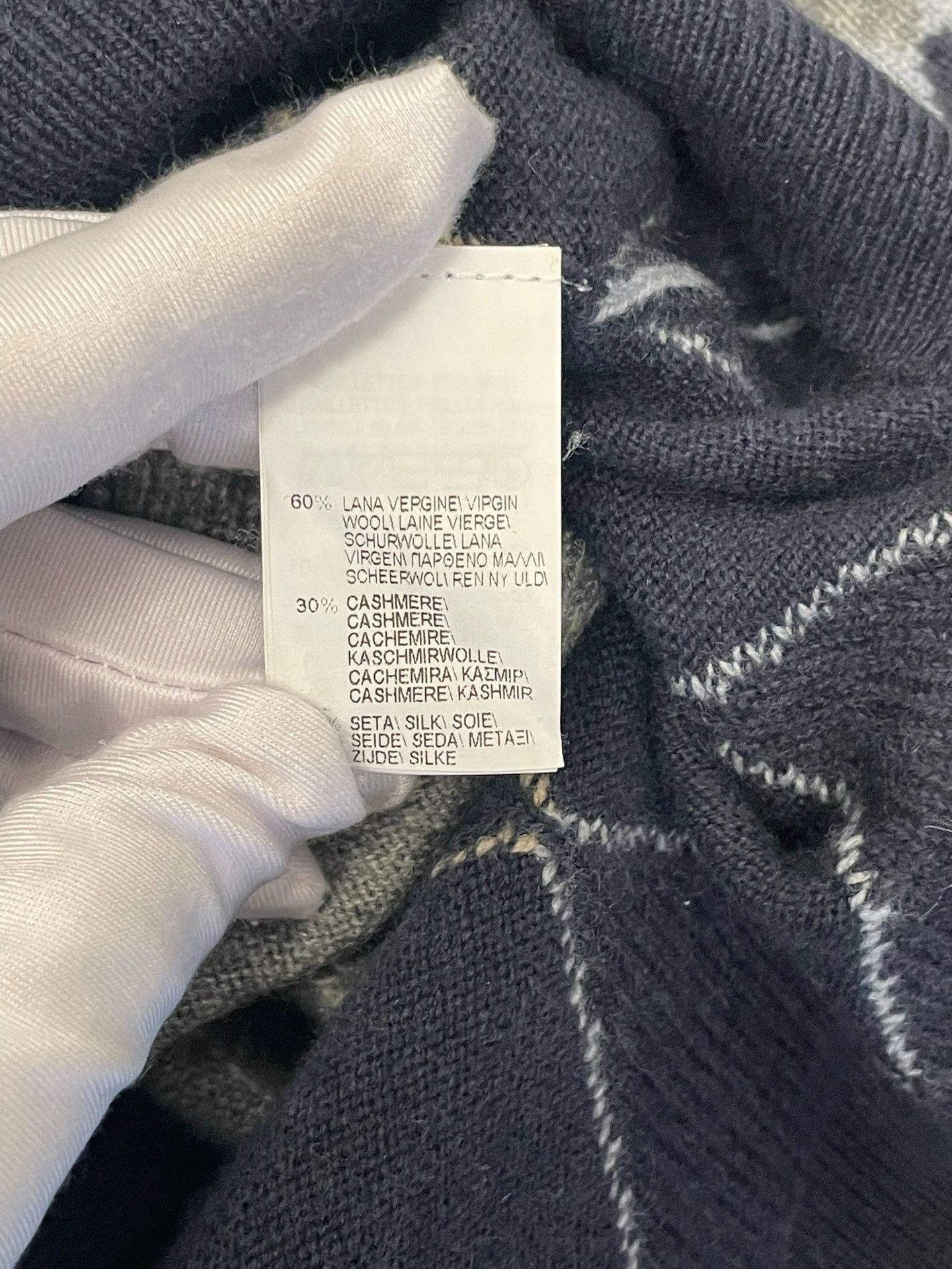 Brunello Cucinelli Brunello Cucinelli Argyle Sequin Sweater XS - dmc Size US XS / EU 42 / 0 - 6 Thumbnail