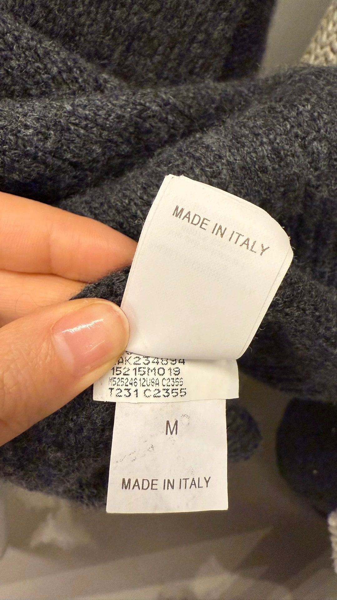 Brunello Cucinelli Brunello Cucinelli Gray Beaded Cashmere Sweater - dmc Size US M / EU 48-50 / 2 - 7 Thumbnail