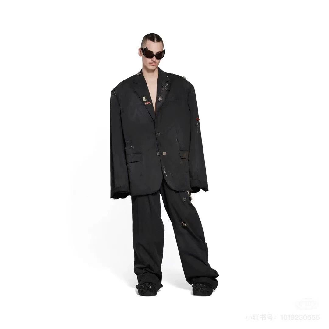 Balenciaga Balenciaga 23SS Runway Blazer Black - dmc Size US XS / EU 42 / 0 - 5 Thumbnail