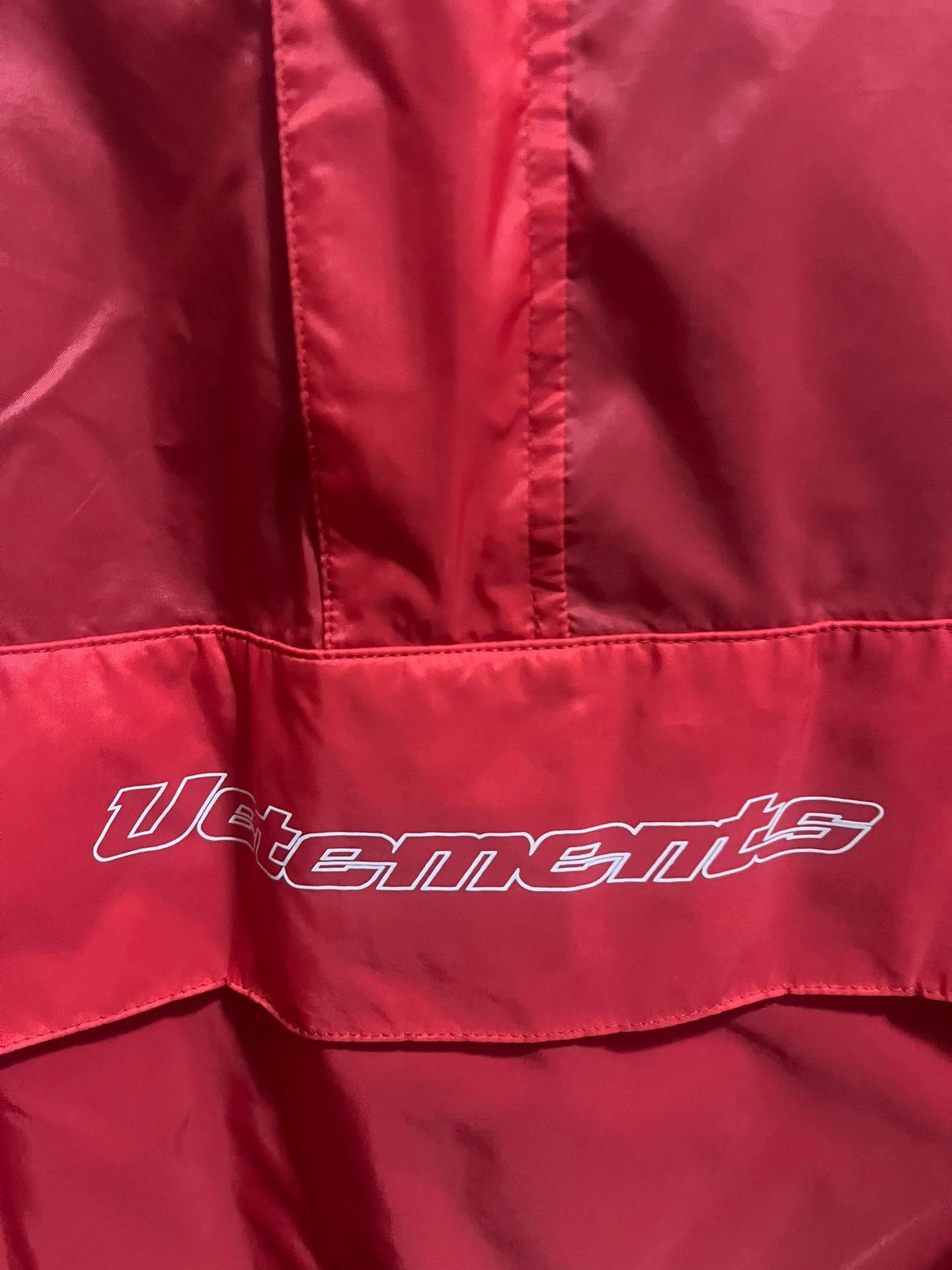 Vetements VETEMENTS 2018SS Red Windbreaker Jacket XS - dmc Size US XS / EU 42 / 0 - 2 Thumbnail