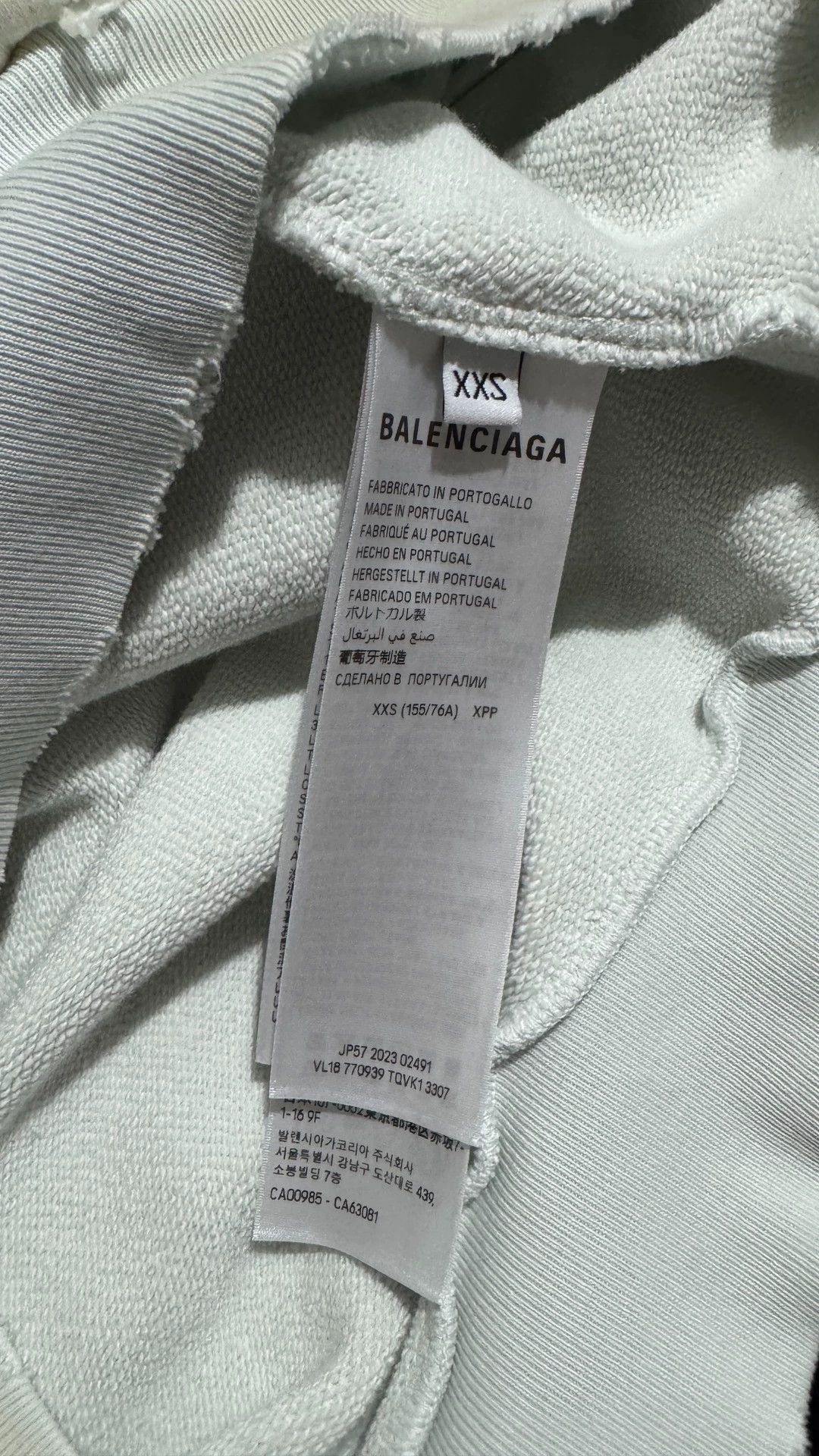 Balenciaga Balenciaga Tattoo Dyed Zip Hoodie XXS - dmc Size US XXS / EU 40 - 4 Thumbnail
