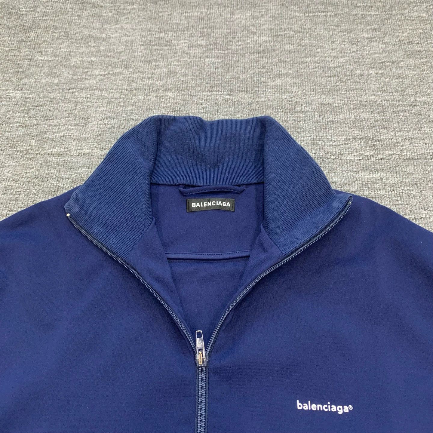 Balenciaga Balenciaga Blue Small Logo Jacket - dmc Size US L / EU 52-54 / 3 - 9 Thumbnail