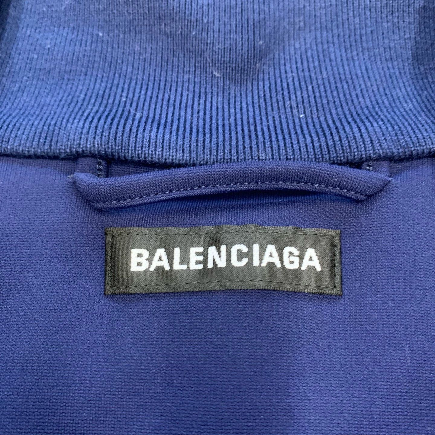 Balenciaga Balenciaga Blue Small Logo Jacket - dmc Size US L / EU 52-54 / 3 - 5 Thumbnail