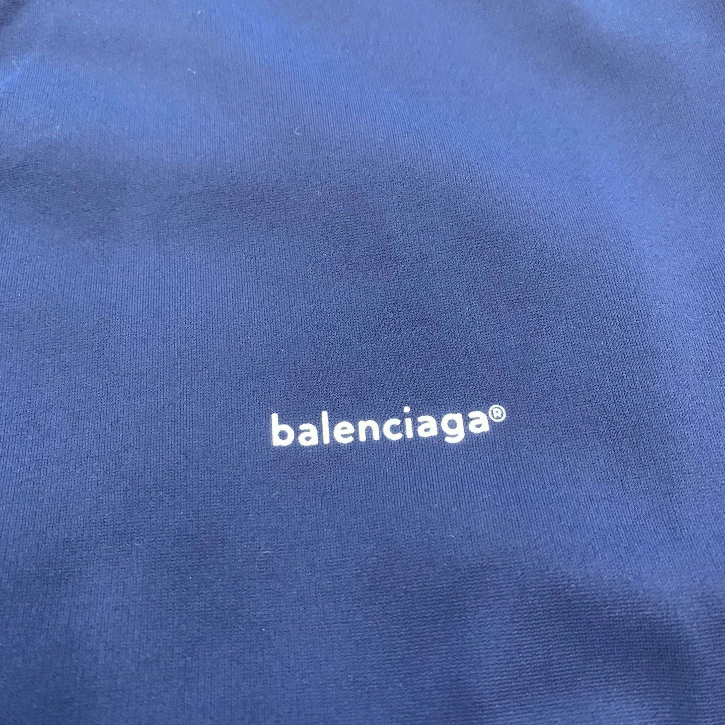 Balenciaga Balenciaga Blue Small Logo Jacket - dmc Size US XL / EU 56 / 4 - 7 Thumbnail