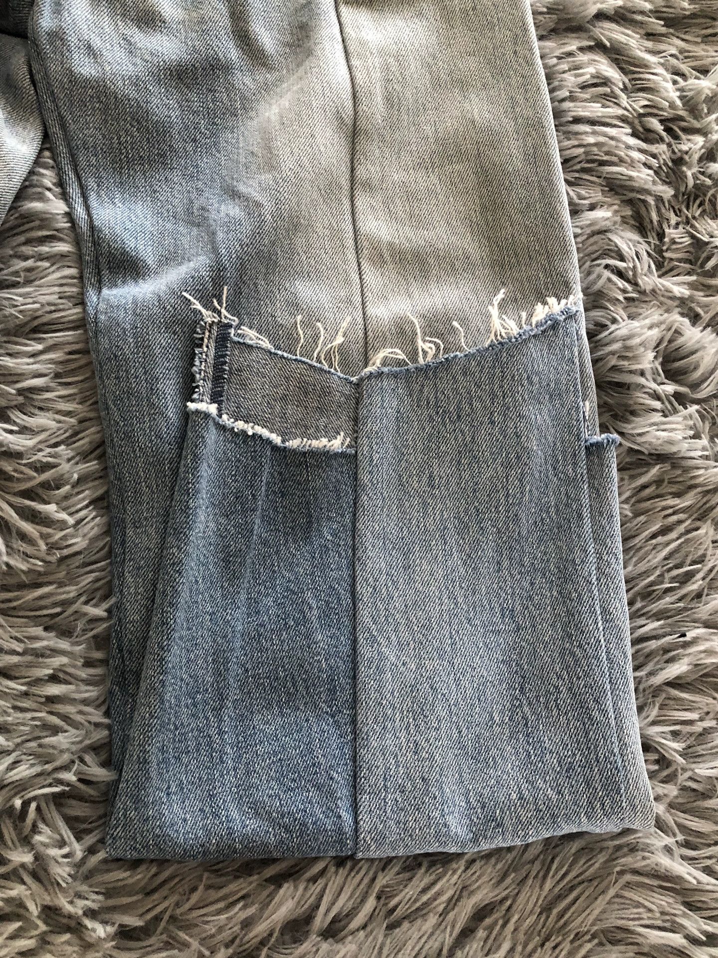 Vetements Vetements Blue Patchwork High-Waist Jeans - dmc Size US 26 / EU 42 - 5 Thumbnail