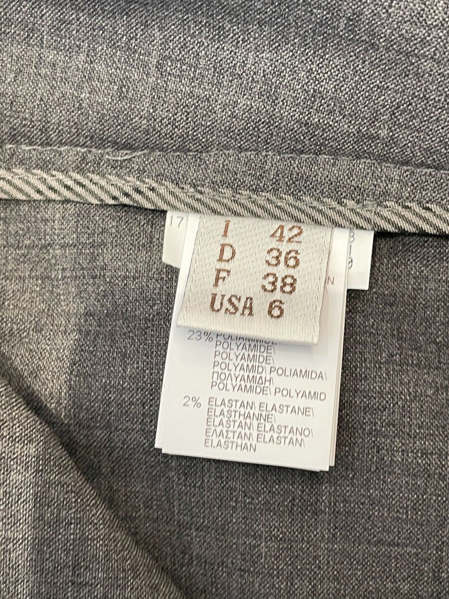 Brunello Cucinelli Brunello Cucinelli Gray Wool Casual Pants F38 - dmc Size US 38 / EU 54 - 4 Thumbnail