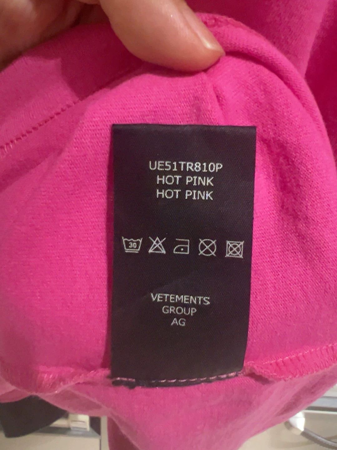 Vetements Vetements Pink Limited Edition Short-Sleeve T-Shirt - dmc Size US XS / EU 42 / 0 - 7 Thumbnail