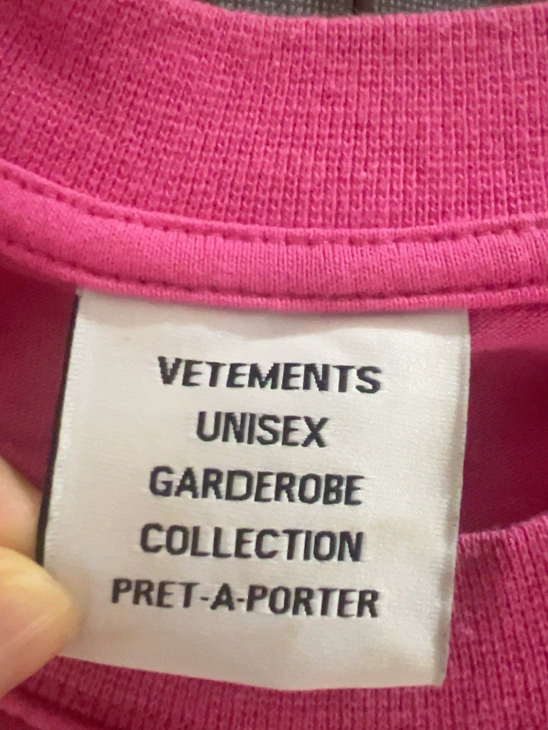 Vetements Vetements Pink Limited Edition Short-Sleeve T-Shirt - dmc Size US XS / EU 42 / 0 - 3 Thumbnail
