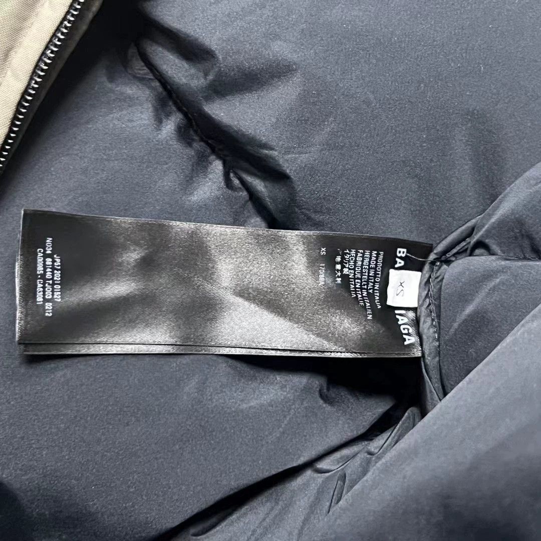 Balenciaga Balenciaga 23 Brown Double Logo Down Jacket - dmc Size US XS / EU 42 / 0 - 5 Thumbnail