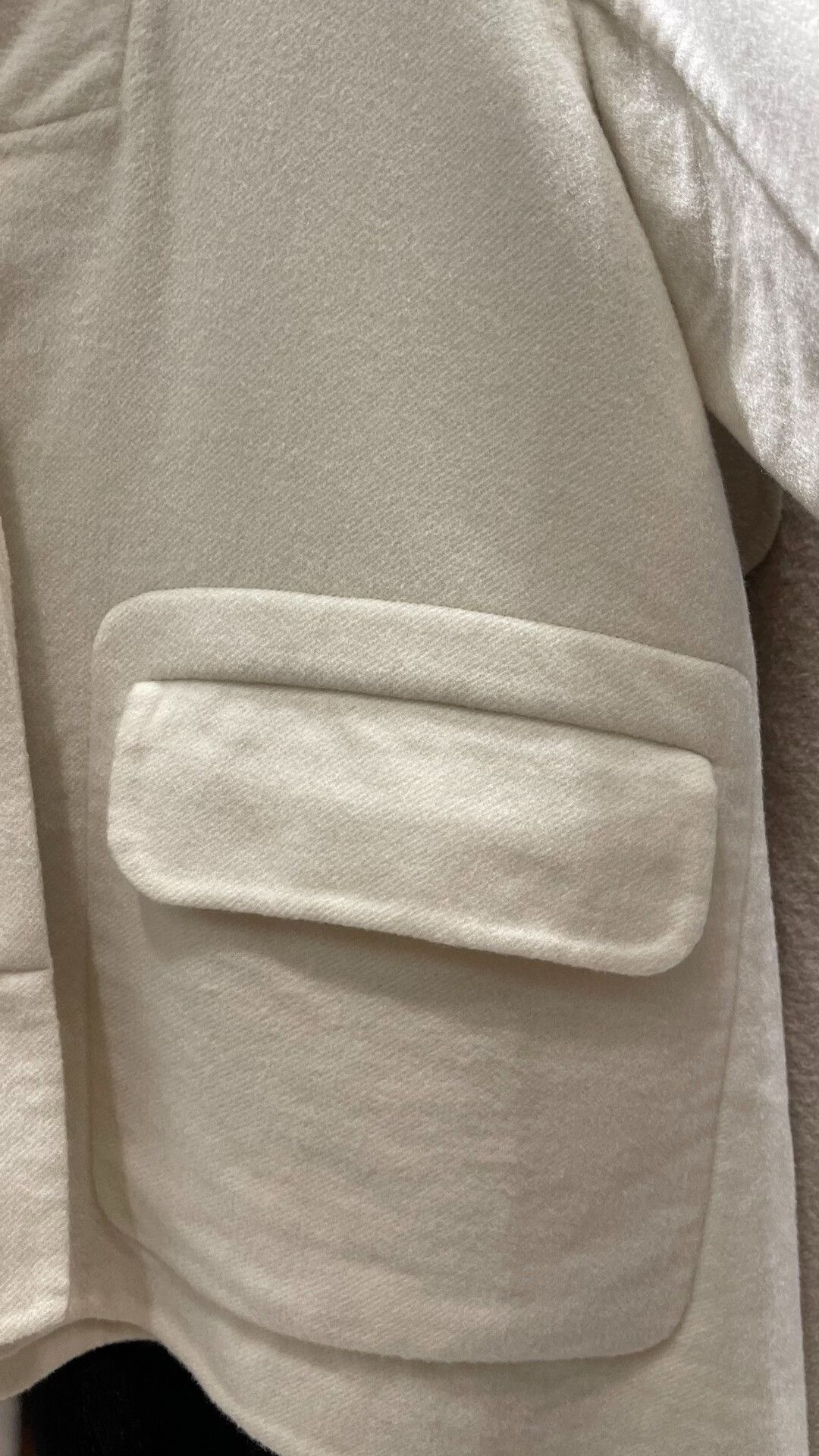 Hermes Hermes Off-White Cashmere Short Coat - dmc Size US S / EU 44-46 / 1 - 5 Thumbnail