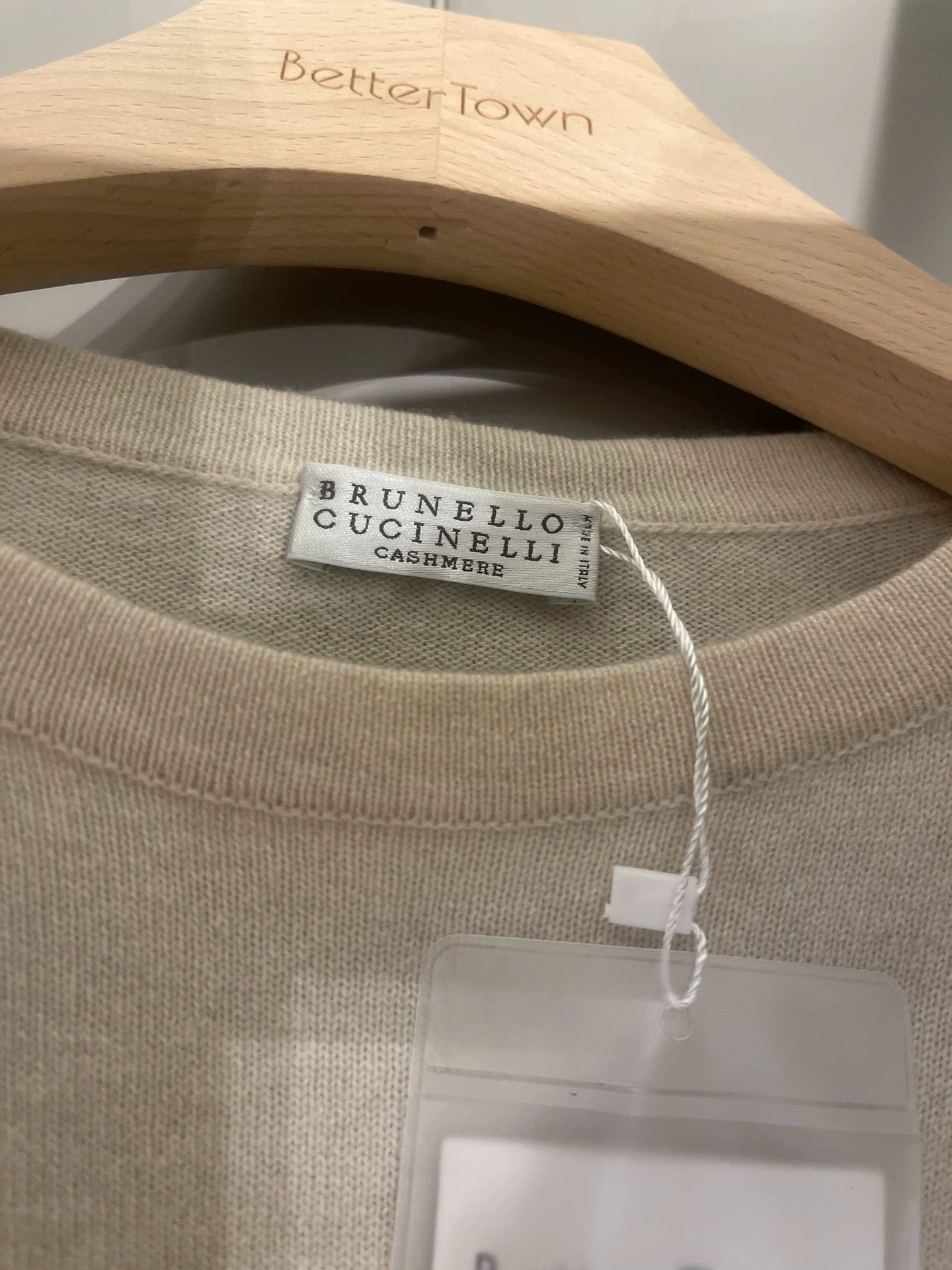 Brunello Cucinelli Brunello Cucinelli Beaded Cashmere T-shirt L - dmc Size US L / EU 52-54 / 3 - 3 Thumbnail