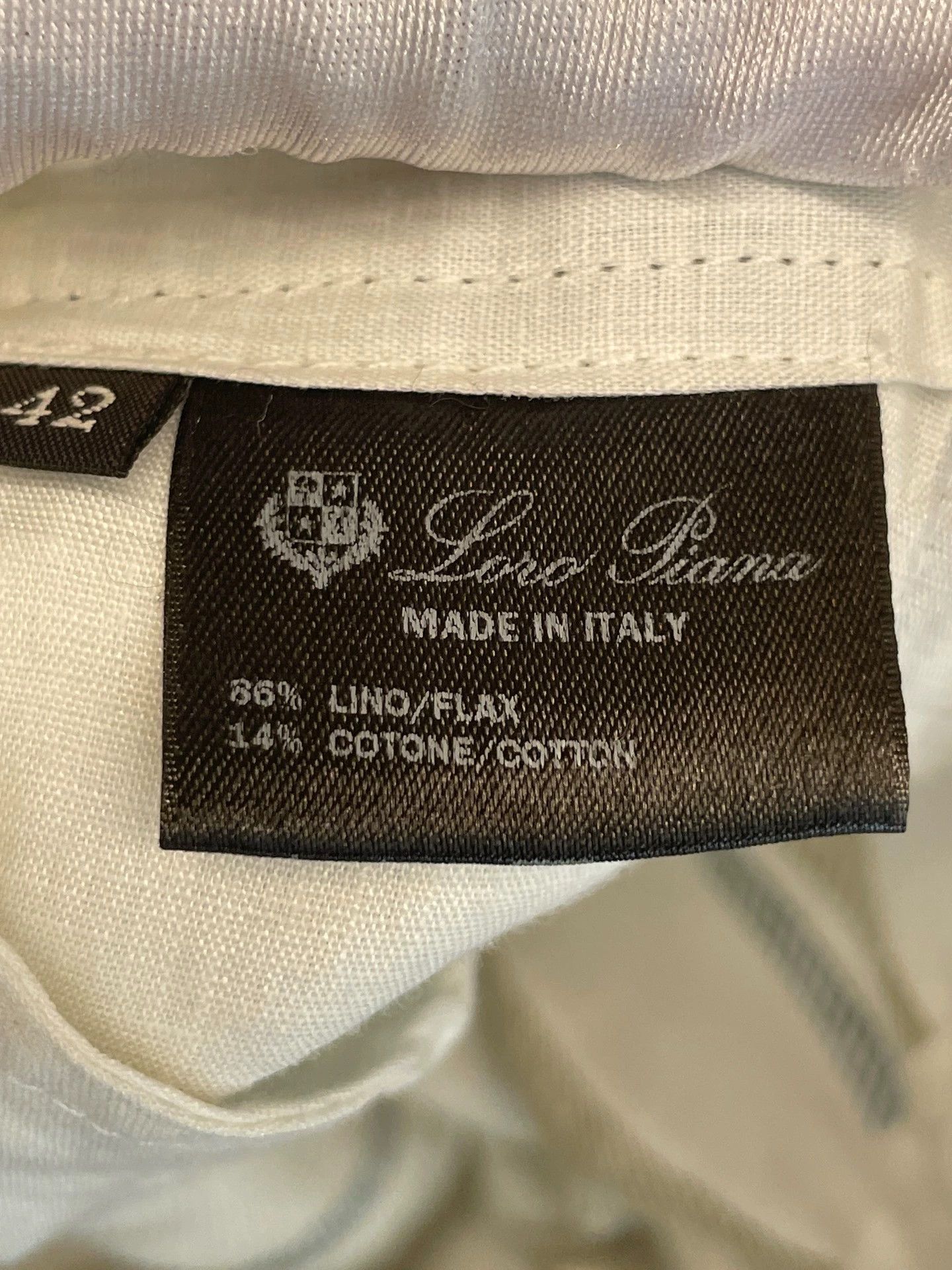 Loro Piana Loro Piana White Striped Linen Pants - dmc Size US 31 - 8 Thumbnail
