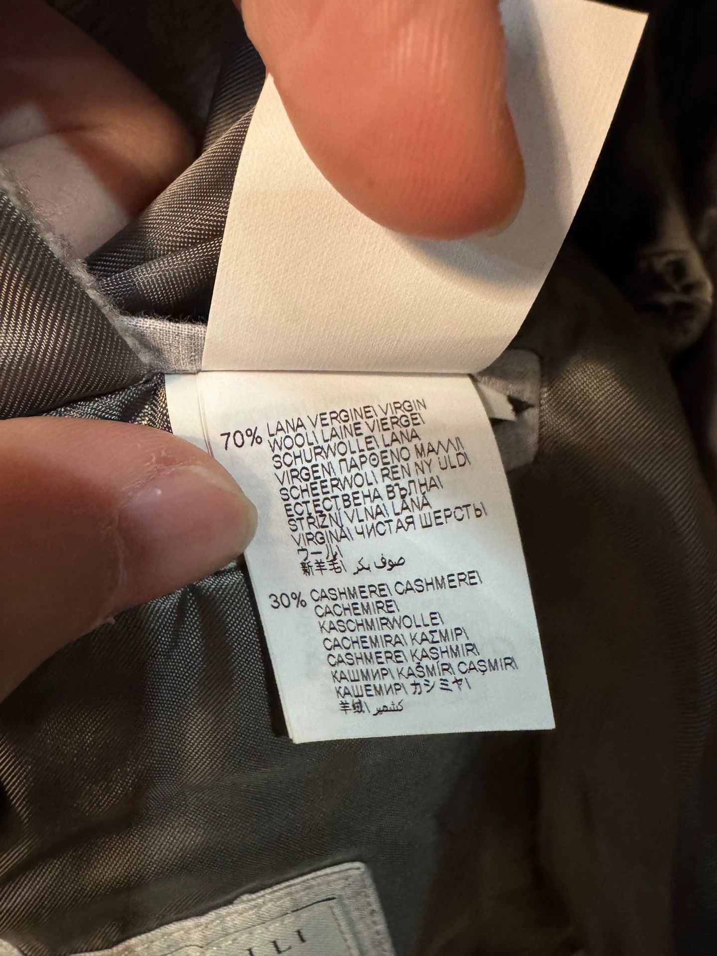 Brunello Cucinelli Brunello Cucinelli Camel Herringbone Cashmere Jacket - dmc Size US XS / EU 42 / 0 - 5 Thumbnail