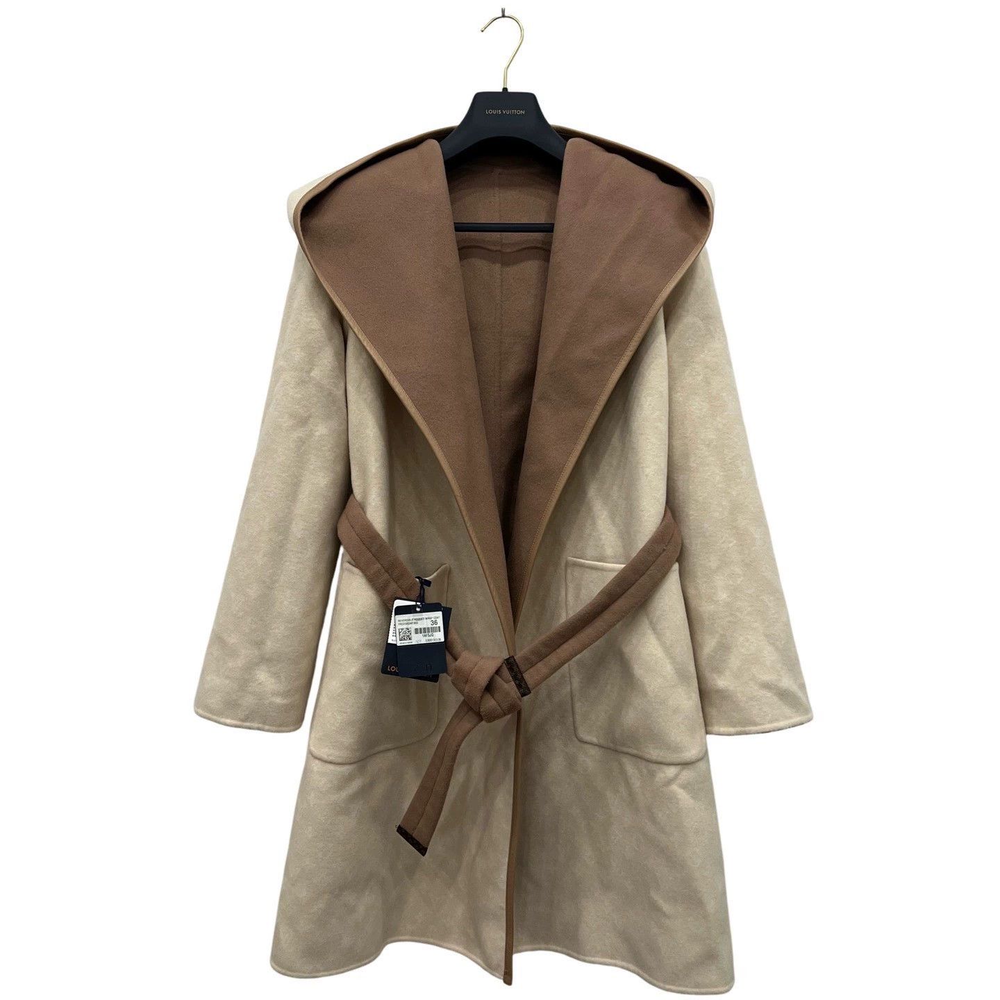 Louis Vuitton Louis Vuitton Beige Double-Sided Hooded Coat - dmc Size US S / EU 44-46 / 1 - 7 Thumbnail