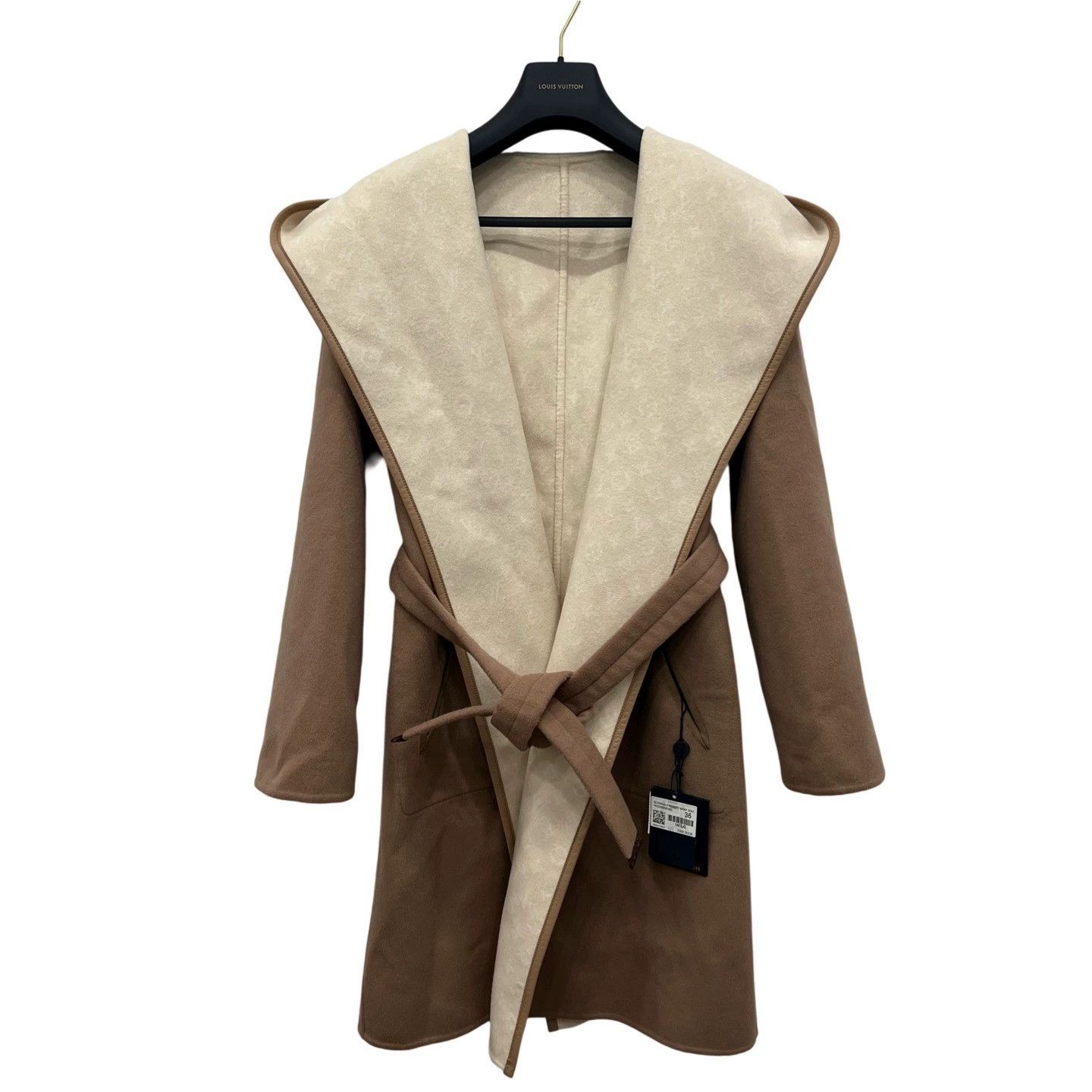 Louis Vuitton Louis Vuitton Beige Double-Sided Hooded Coat - dmc Size US S / EU 44-46 / 1 - 4 Thumbnail
