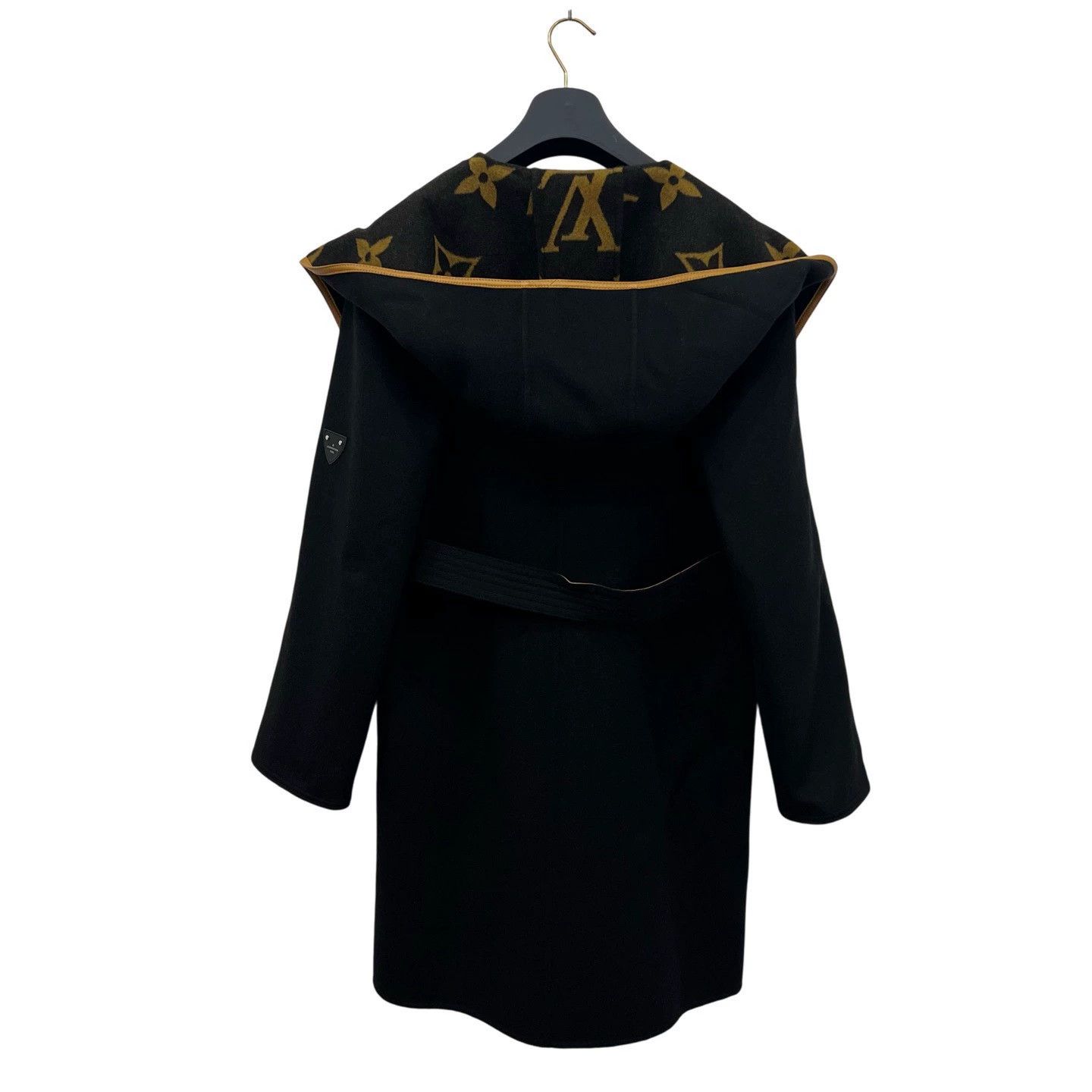 Louis Vuitton Louis Vuitton Black Orange Print Hooded Coat - dmc Size US XL / EU 56 / 4 - 3 Thumbnail