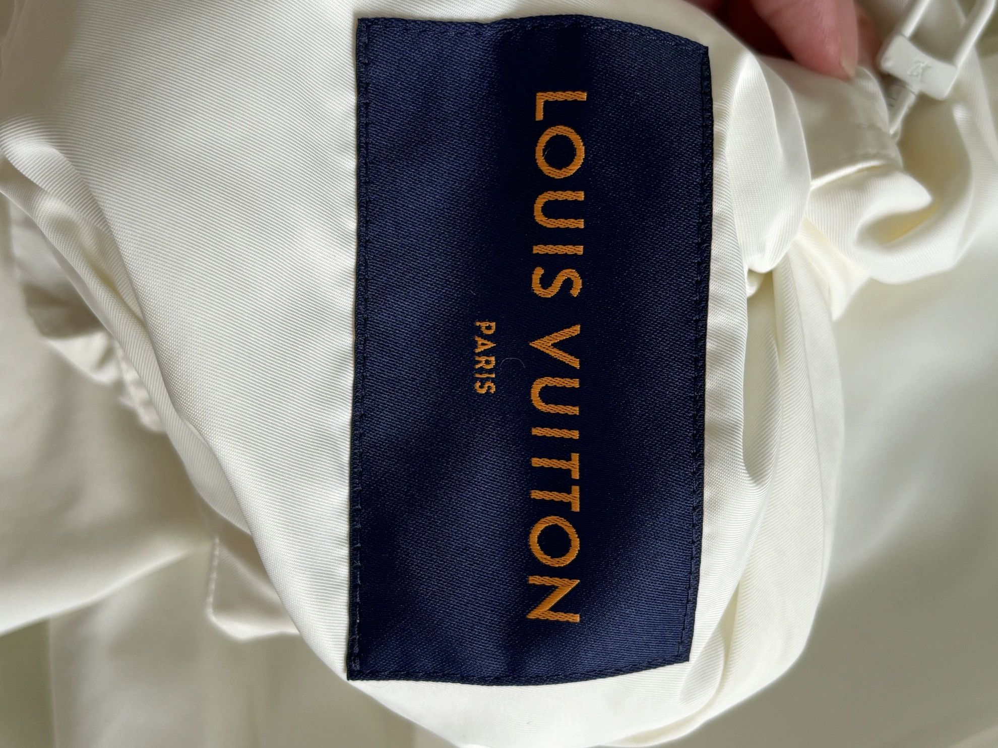 Louis Vuitton LV White Reversible Monogram Pin Jacket - dmc Size US L / EU 52-54 / 3 - 4 Thumbnail