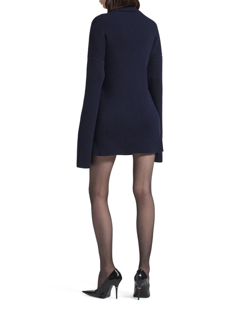 Balenciaga DRAPED KNIT MINI DRESS Size M / US 6-8 / IT 42-44 - 4 Thumbnail