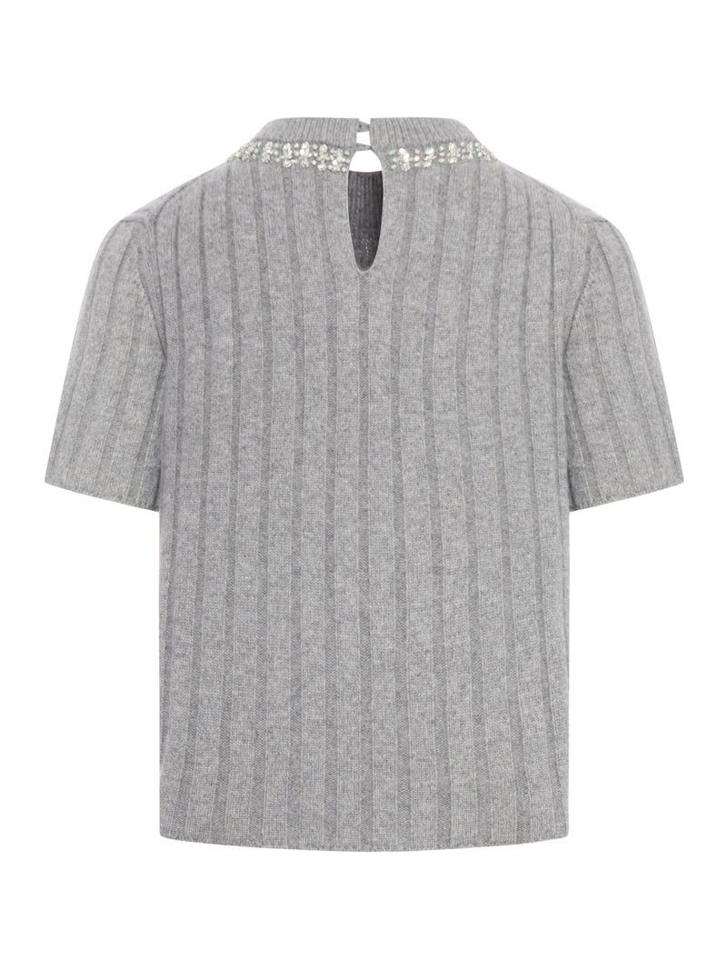 Gucci TOP IN LANA CON DETTAGLI GIOIELLO Size M / US 6-8 / IT 42-44 - 2 Thumbnail