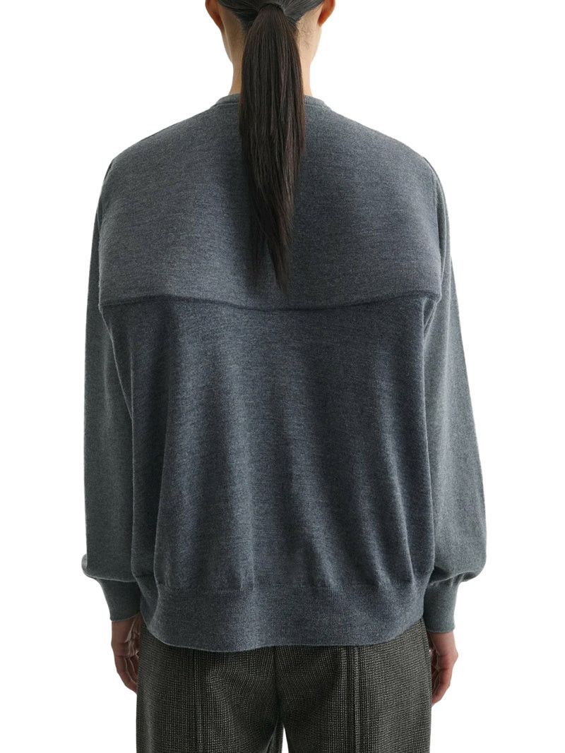 Phoebe Philo V-NECK BACK WOOL SWEATER Size M / US 6-8 / IT 42-44 - 4 Thumbnail