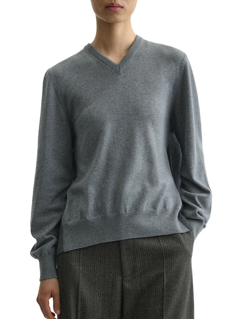 Phoebe Philo V-NECK BACK WOOL SWEATER Size M / US 6-8 / IT 42-44 - 3 Thumbnail