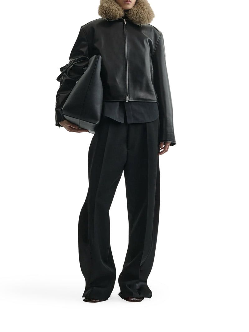 Phoebe Philo SHORT LEATHER AVIATOR JACKET Size M / US 6-8 / IT 42-44 - 2 Thumbnail