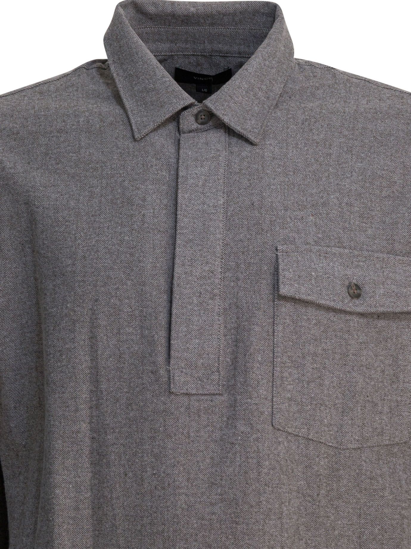Vince Vince Herringbone Shirt tag size M Men - USA Duties Paid Size US M / EU 48-50 / 2 - 3 Thumbnail