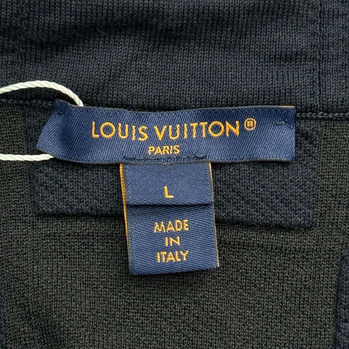Louis Vuitton LV Blue Monogram Silk Cotton Jacket - dmc Size US L / EU 52-54 / 3 - 5 Thumbnail
