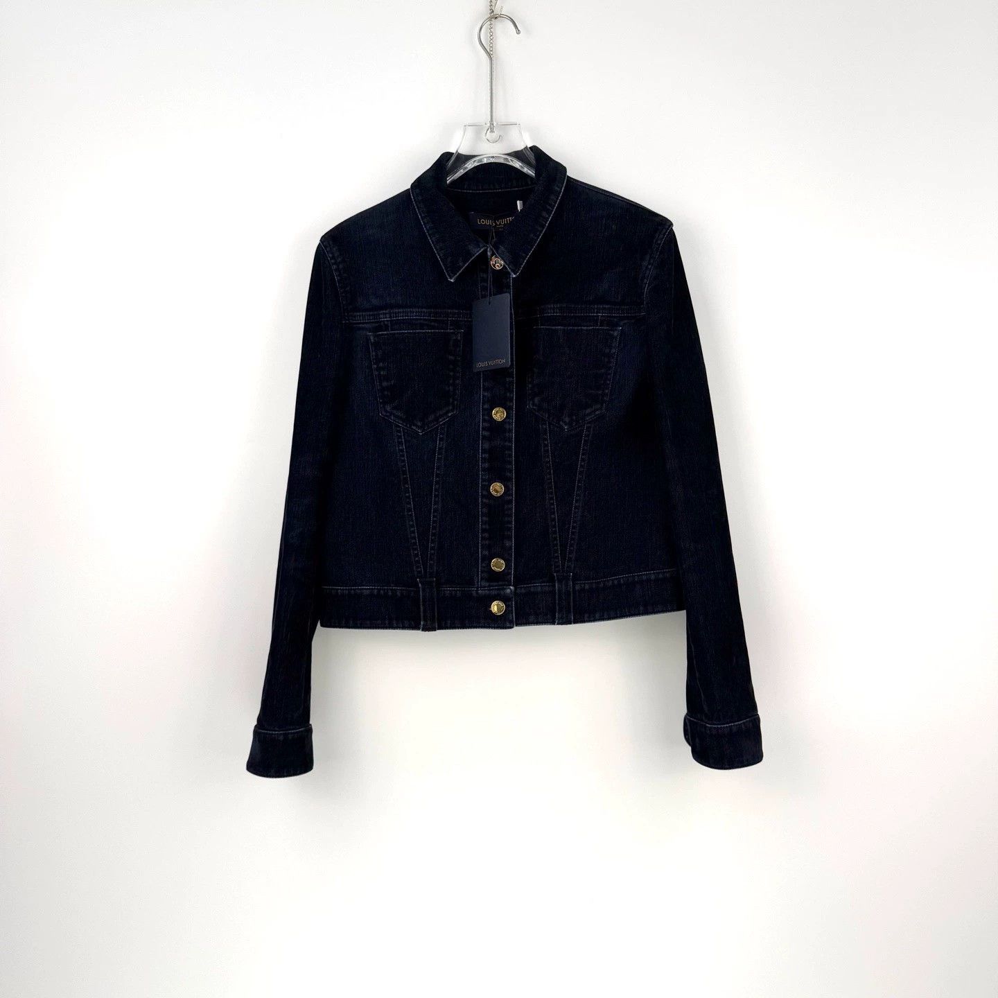 Louis Vuitton LV Washed Blue Denim Jacket Gold Button - dmc Size US XL / EU 56 / 4 - 3 Thumbnail