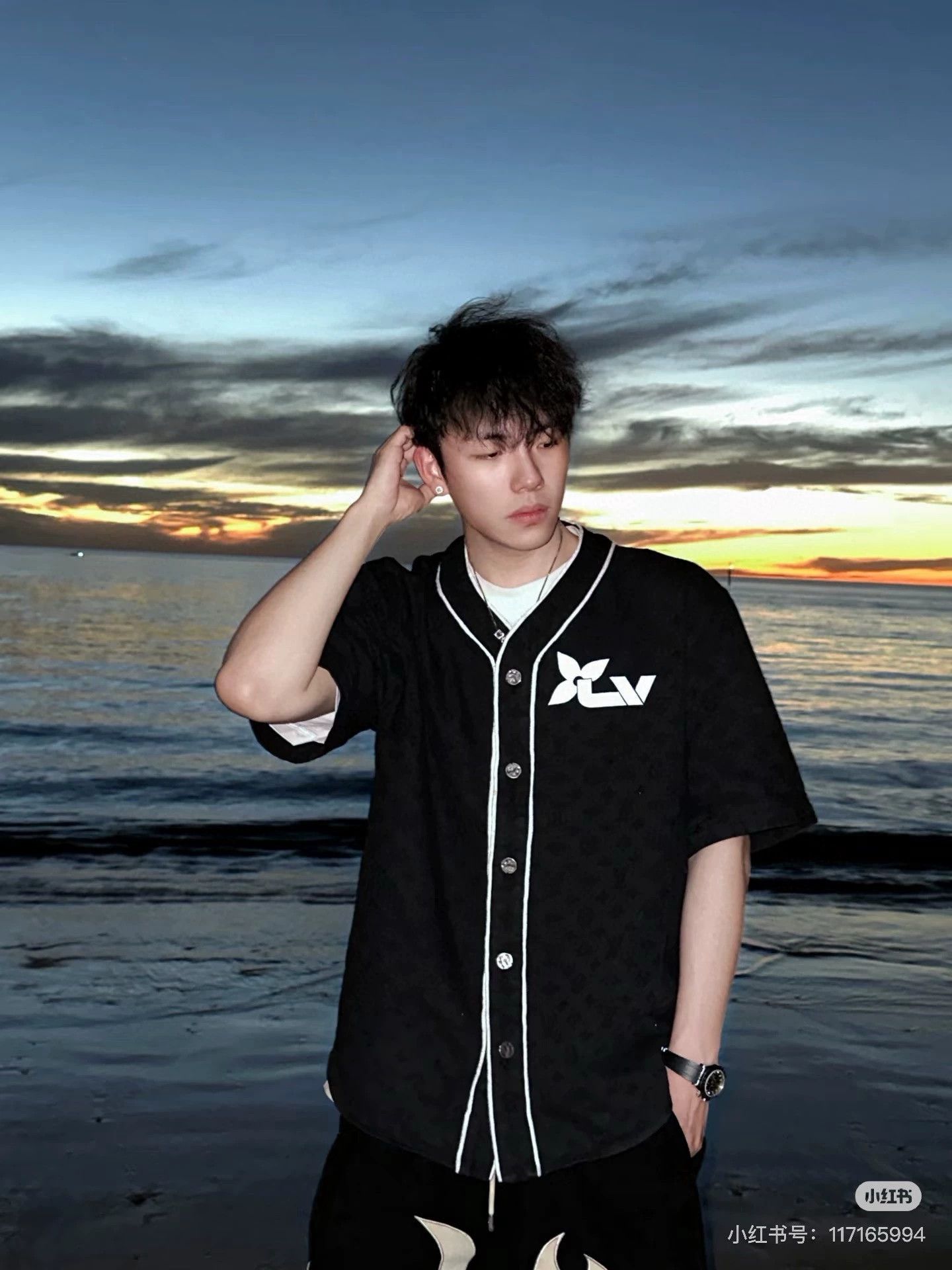 Louis Vuitton Louis Vuitton Black Denim Short Sleeve Shirt - dmc Size US S / EU 44-46 / 1 - 4 Thumbnail