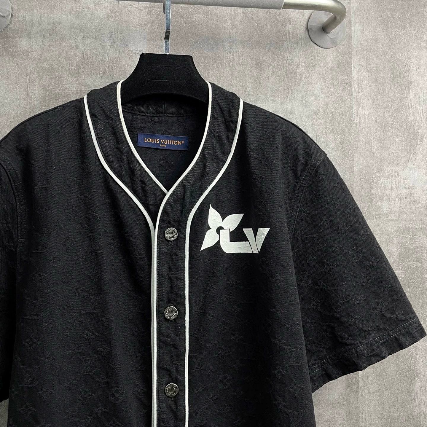 Louis Vuitton Louis Vuitton Black Denim Short Sleeve Shirt - dmc Size US S / EU 44-46 / 1 - 2 Thumbnail