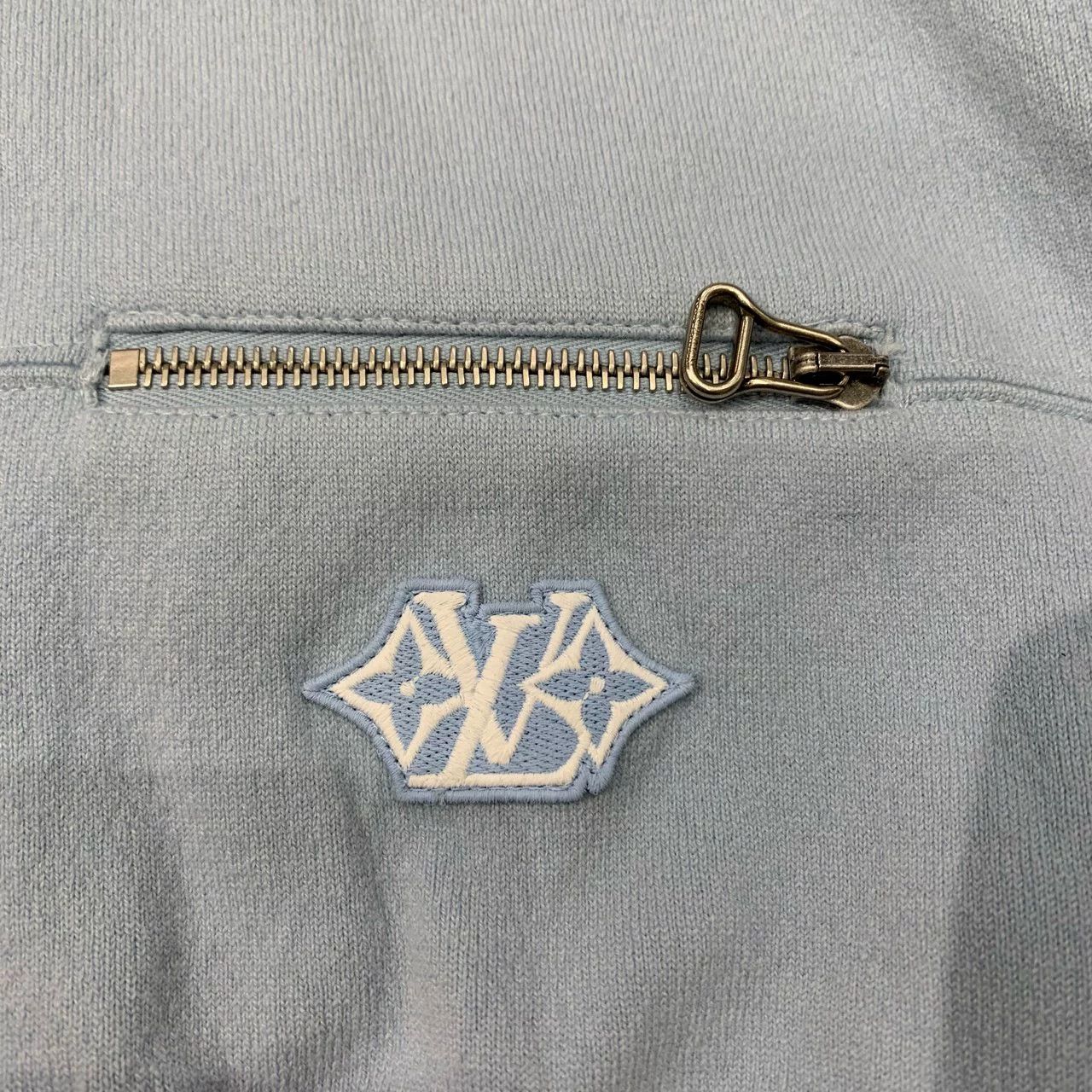 Louis Vuitton LV Blue Zip Hoodie Sweatshirt - dmc Size US S / EU 44-46 / 1 - 9 Thumbnail