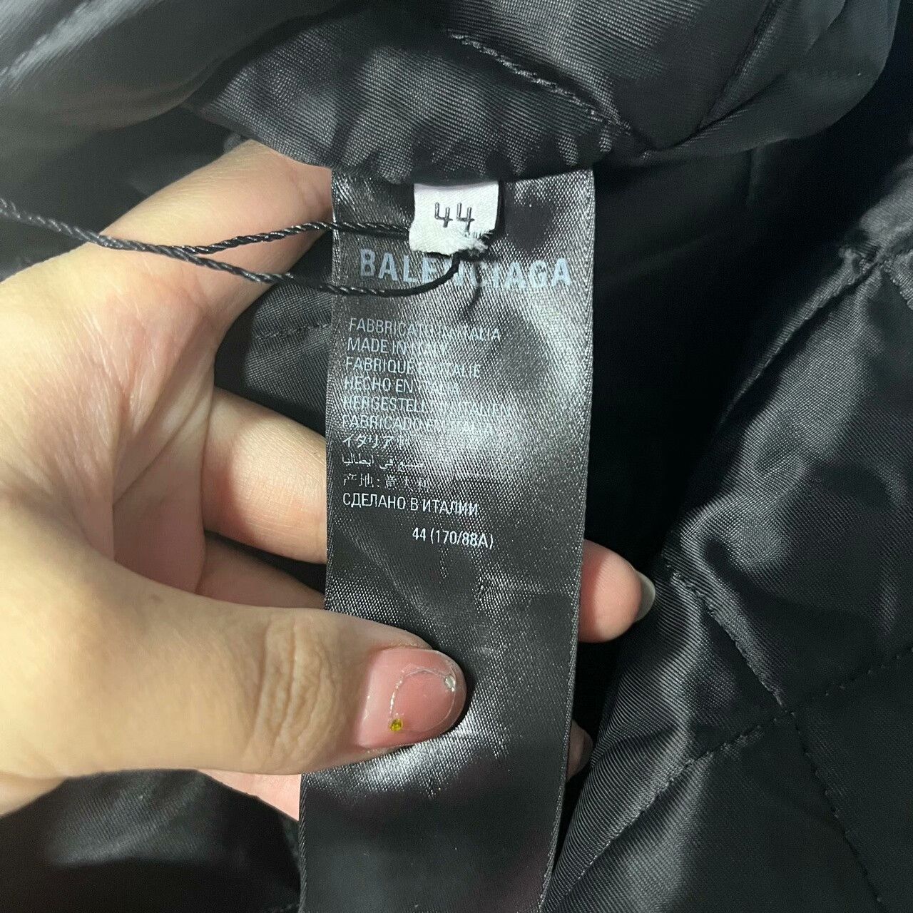 Balenciaga Balenciaga Black Logo Leather Jacket - dmc Size US S / EU 44-46 / 1 - 5 Thumbnail