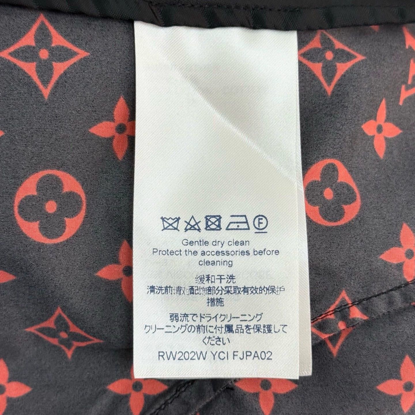 Louis Vuitton LV Black Orange All-over Print Sweatpants Size 42 - dmc Size US 31 - 6 Thumbnail