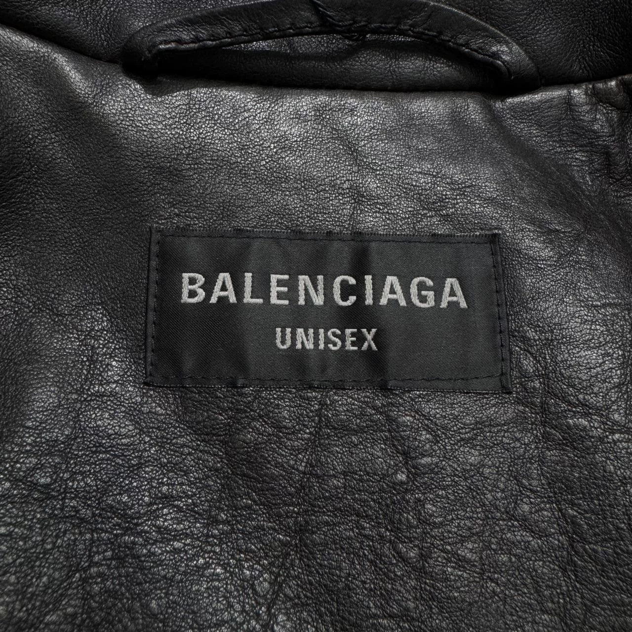 Balenciaga Balenciaga Cocoon Kick Leather Jacket - dmc Size US M / EU 48-50 / 2 - 2 Thumbnail
