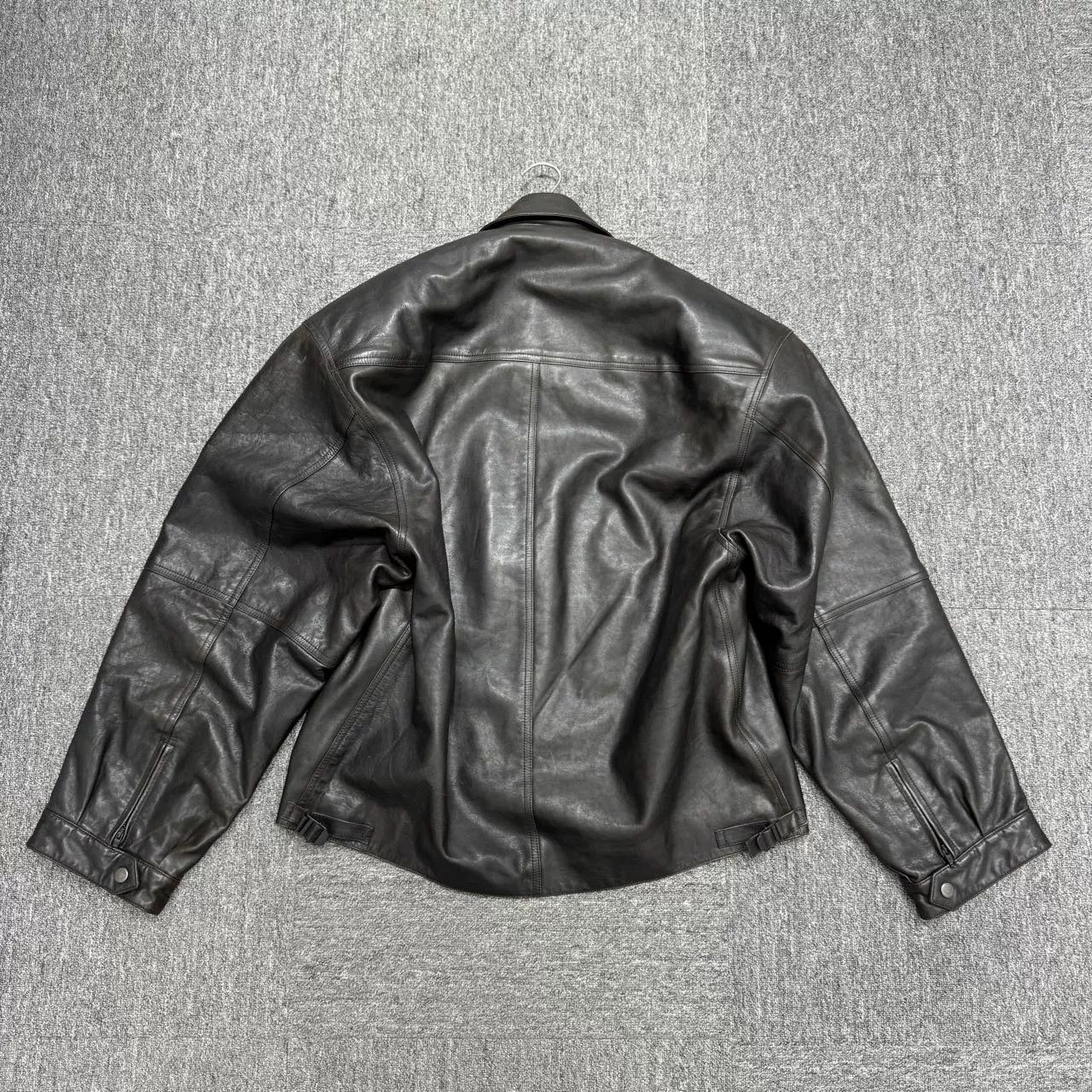 Balenciaga Balenciaga Cocoon Kick Leather Jacket - dmc Size US M / EU 48-50 / 2 - 5 Thumbnail