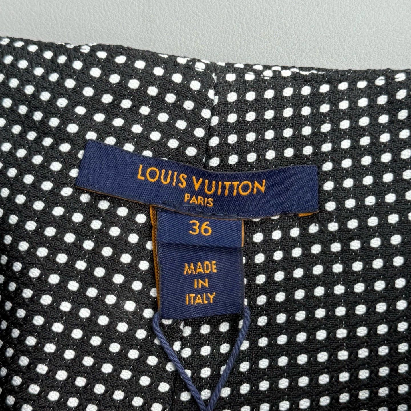 Louis Vuitton LV Black White Check Button Trousers - dmc Size US 36 / EU 52 - 5 Thumbnail
