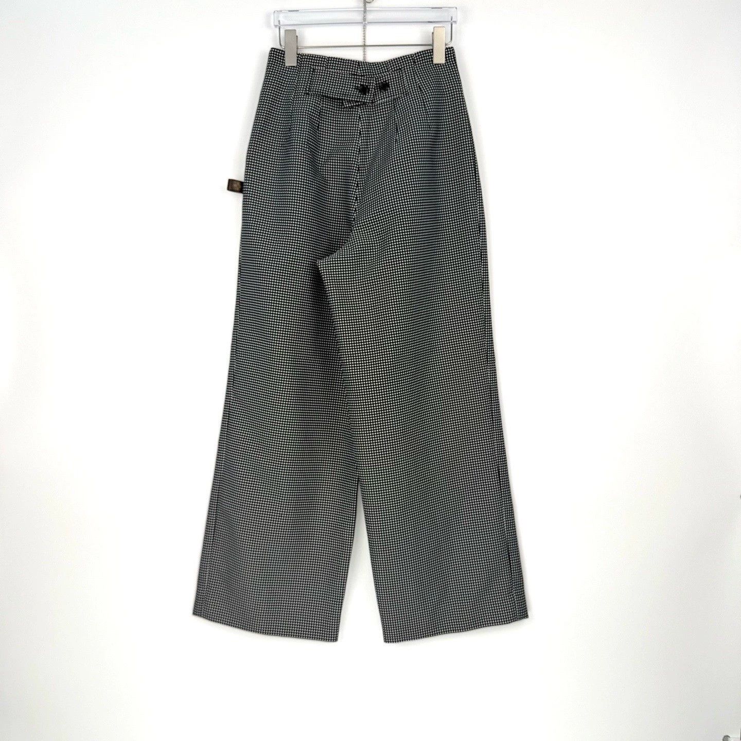 Louis Vuitton LV Black White Check Button Trousers - dmc Size US 36 / EU 52 - 4 Thumbnail