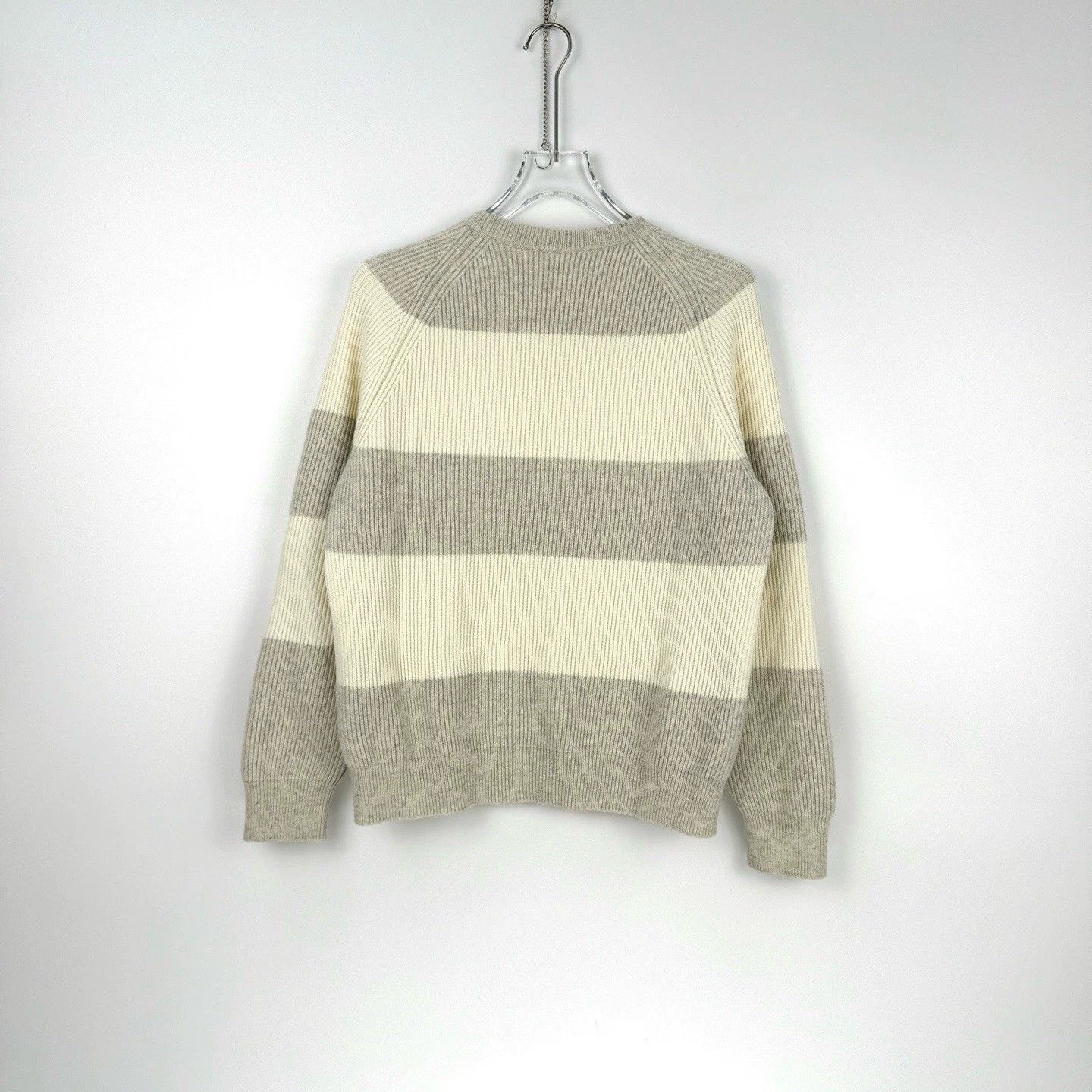 Louis Vuitton LV Gray White Stripe Sweater S - dmc Size US S / EU 44-46 / 1 - 4 Thumbnail