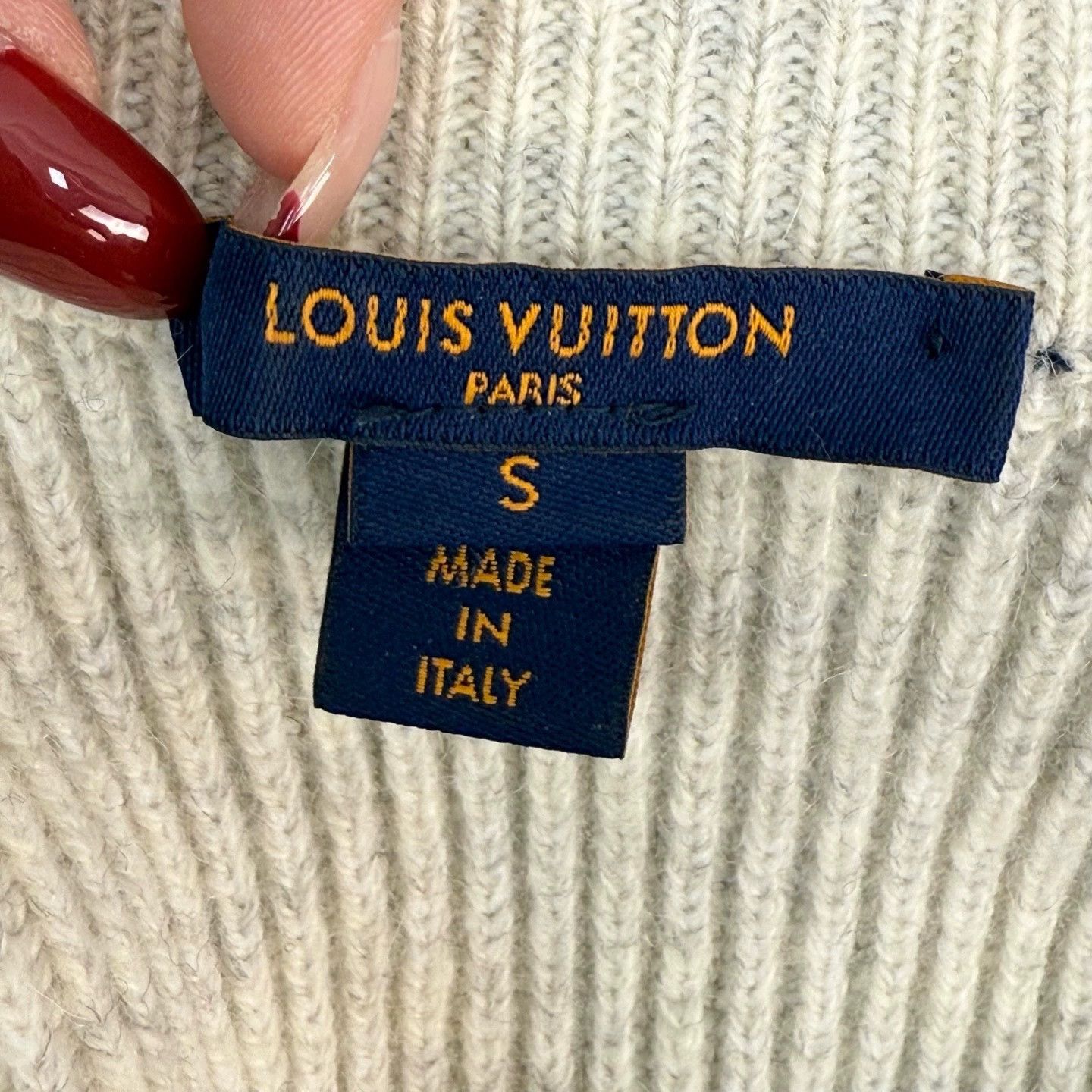 Louis Vuitton LV Gray White Stripe Sweater S - dmc Size US S / EU 44-46 / 1 - 5 Thumbnail